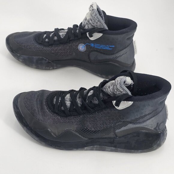 NIKE AR4229-003 BLACK KD ANTHRACITE MENS SNEAKER SIZE US 8.5 - Picture 1 of 5